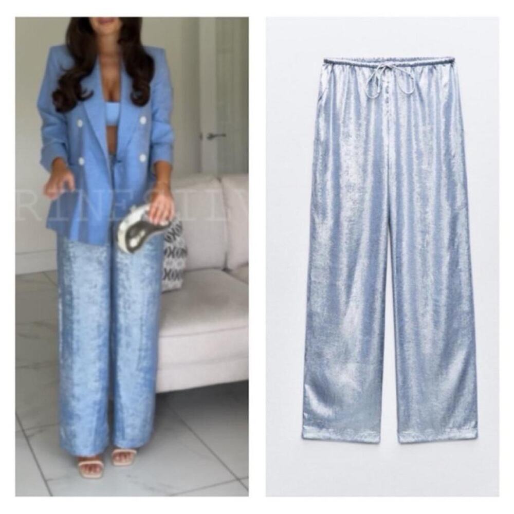 Zara wide leg pants in